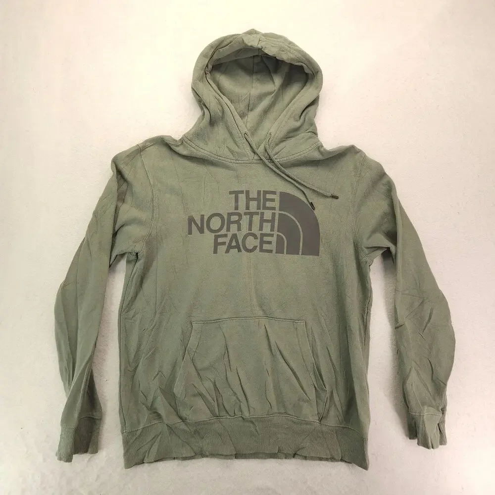 The North Face Pullover Long Sleeve Outdoor Hoodie Mens Size M Olive Green